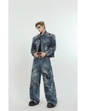 Itooh Heavy Design Graffiti Denim Suit