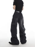 Itooh Multi-pocket Slim-fit Jeans