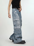 Itooh Graffiti Multi-pocket Jeans