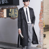 ITOOH Winter Outfits mens winter fashion Plus Size Spring and Autumn Trench Coat Men's Long Korean Style Casual Trendy Loose British Style Coat Men ITOOH Winter Outfits