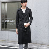 ITOOH Winter Outfits mens winter fashion Plus Size Spring and Autumn Trench Coat Men's Long Korean Style Casual Trendy Loose British Style Coat Men ITOOH Winter Outfits