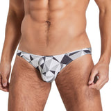 ITOOH  2024 New Men's   Emotion Expression Funny Geometry Bikini Briefs Underwear