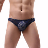 ITOOH Men's Briefs White Gauze Polyester  Appeal Breathable And Comfortable Underwear Dream