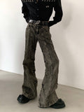 Itooh American Distressed Pleated Jeans