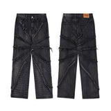 ITOOH Spider Black Denim Jeans