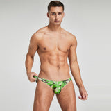 ITOOH  2024 New Men's   Emotion Expression Funny Geometry Bikini Briefs Underwear