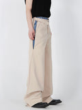 Itooh Drapey Loose Pants with Patchwork Design