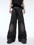 Itooh Deconstructed Metal Mesh Cutout Pants