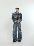 Itooh Heavy Design Graffiti Denim Suit