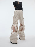 Itooh Trend Pioneer Hollow Wrap Casual Pants