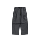 ITOOH Loose Belted Sports Cargo Pants