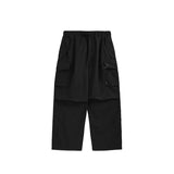 ITOOH Loose Belted Sports Cargo Pants