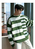 Itooh Asymmetrical Striped Sweater