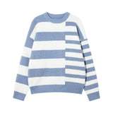 Itooh Asymmetrical Striped Sweater