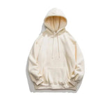 ITOOH Basic Hooded Plus Velvet Bottoming Sweatshirt