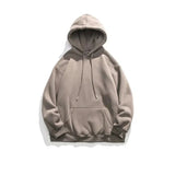 ITOOH Basic Hooded Plus Velvet Bottoming Sweatshirt