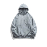 ITOOH Basic Hooded Plus Velvet Bottoming Sweatshirt