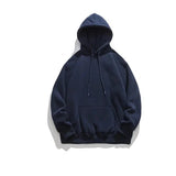 ITOOH Basic Hooded Plus Velvet Bottoming Sweatshirt