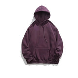 ITOOH Basic Hooded Plus Velvet Bottoming Sweatshirt