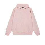 ITOOH Basic Solid Color Hooded Sweatshirt