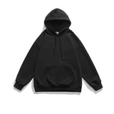 Itooh Basic Solid Color Hooded Sweatshirt