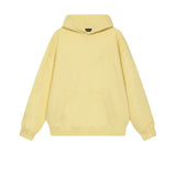 ITOOH Basic Solid Color Hooded Sweatshirt