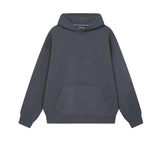 ITOOH Basic Solid Color Hooded Sweatshirt