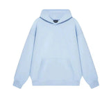 ITOOH Basic Solid Color Hooded Sweatshirt