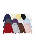 ITOOH Basic Solid Color Hooded Sweatshirt