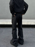 ITOOH Black Slim Fit Cargo Pants