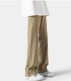 ITOOH Flared Drape Suit Pants