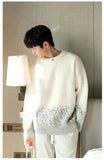 Itooh Gradient Color Starry Sky Sweater