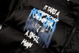 ITOOH Winter Outfits Men Graffiti Cotton Padded Puffer Jacket