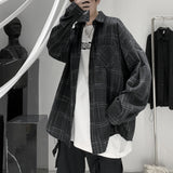 ITOOH Long Sleeve Plaid Shirt Men's casual Shirt high quality shirts men clothing japanese streetwear fashion The new listing