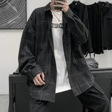 ITOOH Long Sleeve Plaid Shirt Men's casual Shirt high quality shirts men clothing japanese streetwear fashion The new listing