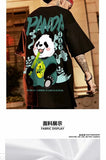 ITOOH New Chinese Style Men T-Shirts Summer Lucky Panda Printed Short Sleeve T shirts Hip Hop Casual Tops Tees Streetwear