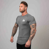 Itooh New Compression T-shirt Superelastic Skinny Shirt Men Gyms Fitness Workout Quick dry Tee Tops Male Summer Jogger Sporty Clothing