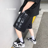 ITOOH brand ins cashew flower stitching casual shorts for boys streetwear bodybuilding sweatpants Sale The new listing At a loss