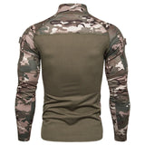 ITOOH New Mens Camouflage Military Long Sleeve Tee  Assault Long Sleeve Tight T Shirt Tops