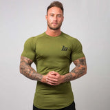 Itooh Compression Superelastic Skinny T-shirt Mens Gyms Fitness Workout Quick dry t shirt Male Summer Tee Tops Jogger Brand Clothing