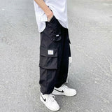 Itooh  Spring Functional Overalls Men's High Street Fashion Brand Ins Versatile Loose Legged Pants Men's Trend Casual Pants 2024