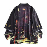 Itooh  Hanfu Male Student Ancient Costume Ancient Style Big Sleeve Scholar Summer Male Chinese Fashion Cardigan Harajuku Shirts