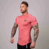 Itooh Compression Superelastic Skinny T-shirt Mens Gyms Fitness Workout Quick dry t shirt Male Summer Tee Tops Jogger Brand Clothing