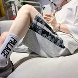 ITOOH brand ins cashew flower stitching casual shorts for boys streetwear bodybuilding sweatpants Sale The new listing At a loss