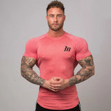 Itooh Compression Superelastic Skinny T-shirt Mens Gyms Fitness Workout Quick dry t shirt Male Summer Tee Tops Jogger Brand Clothing