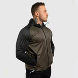 Itooh Jacket Men's Autumn New Style Casual HoodedZipper Jacket Man Fitness Sports Slim Fit Pilots Coat Men Clothing Plus Size 3XL