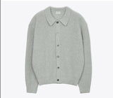 Itooh Lapel Button-down Knitted Cardigan