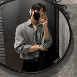 ITOOH 2025 Long-sleeved Casual Denim Shirt