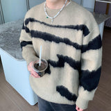 Itooh Loose Zebra Knitted Sweater