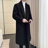 ITOOH Winter Outfits mens winter fashion Woolen Jacket Men's Autumn and Winter 2024 Trendy Slim-Fit Short Woolen Coat Men's Lapel Coat Autumn Clothing ITOOH Winter Outfits